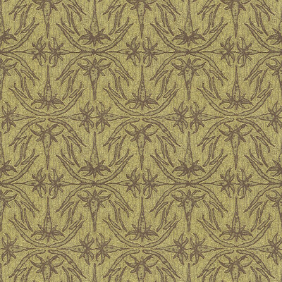 LEE JOFA MODERN GWF-2926.23.0 LILY BRANCH LIME Fabric - Eade's Wallpaper