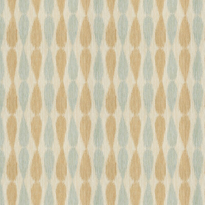 LEE JOFA MODERN GWF-2927.13.0 IKAT DROPS AQUA Fabric - Eade's Wallpaper