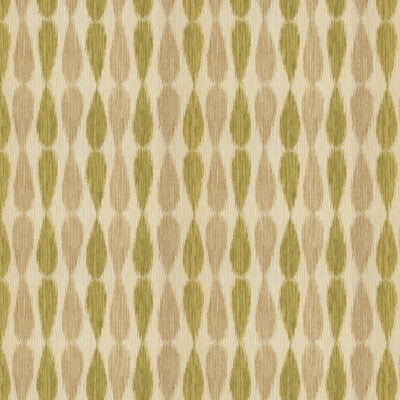 LEE JOFA MODERN GWF-2927.23.0 IKAT DROPS LIME Fabric - Eade's Wallpaper