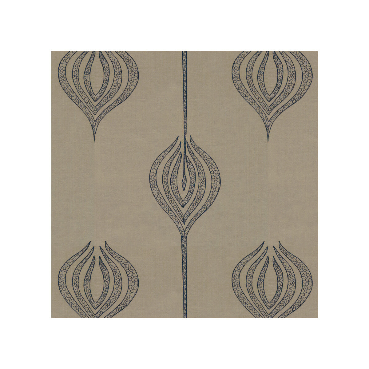 LEE JOFA MODERN GWF-2928.50.0 TULIP EMBROIDERY BLUE Fabric - Eade's Wallpaper