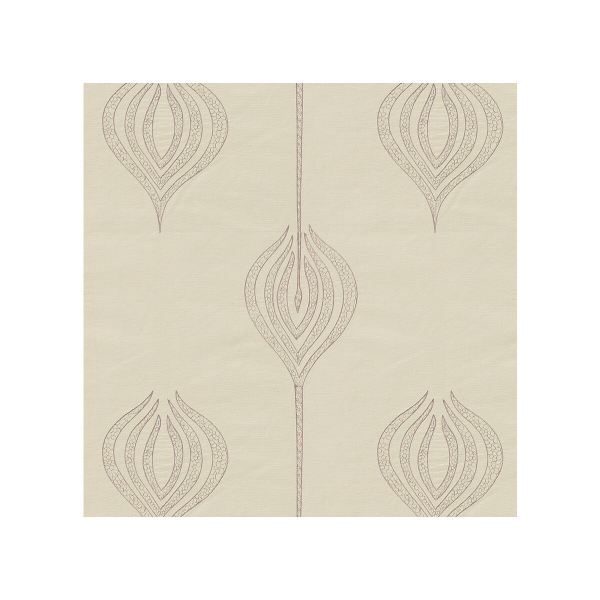 LEE JOFA MODERN GWF-2928.909.0 TULIP EMBROIDERY MAUVE Fabric - Eade's Wallpaper