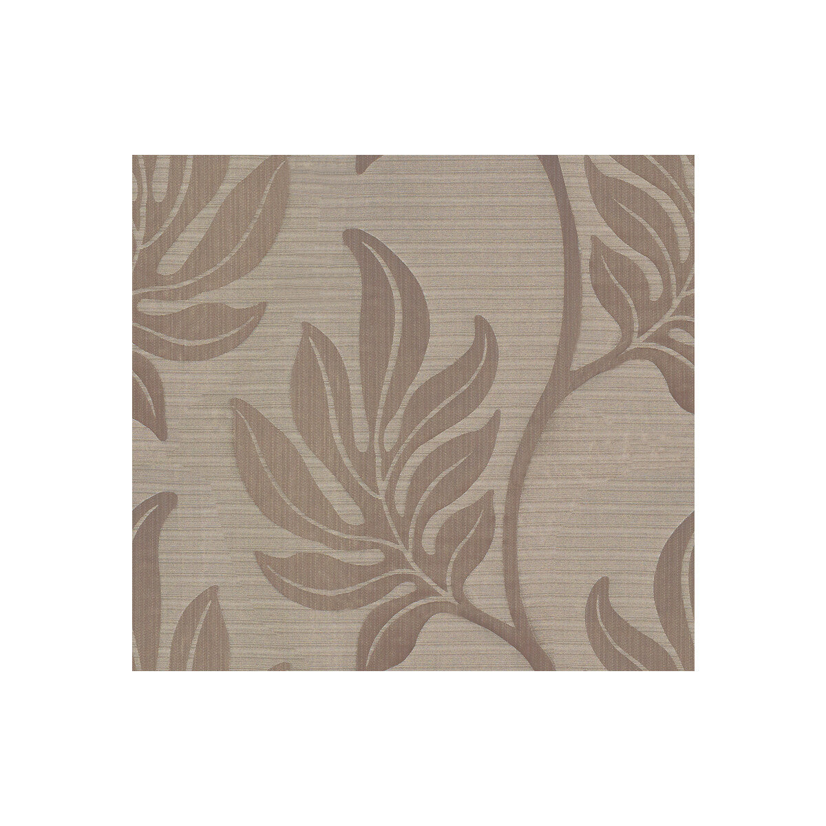 LEE JOFA MODERN GWF-3038.611.0 LEAF STRIE TAUPE Fabric - Eade's Wallpaper