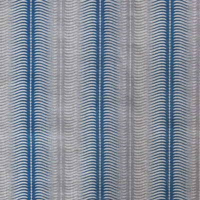 LEE JOFA MODERN GWF-3509.5.0 STRIPES CORNFLOWER Fabric - Eade's Wallpaper