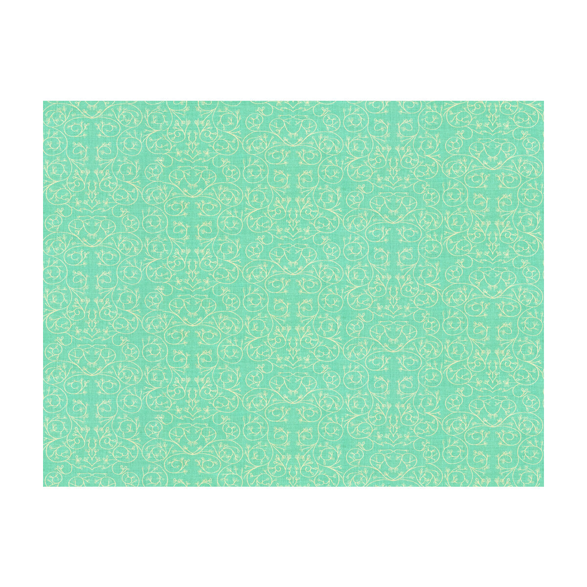 LEE JOFA MODERN GWF-3512.13.0 GARDEN REVERSE AQUA Fabric - Eade's Wallpaper