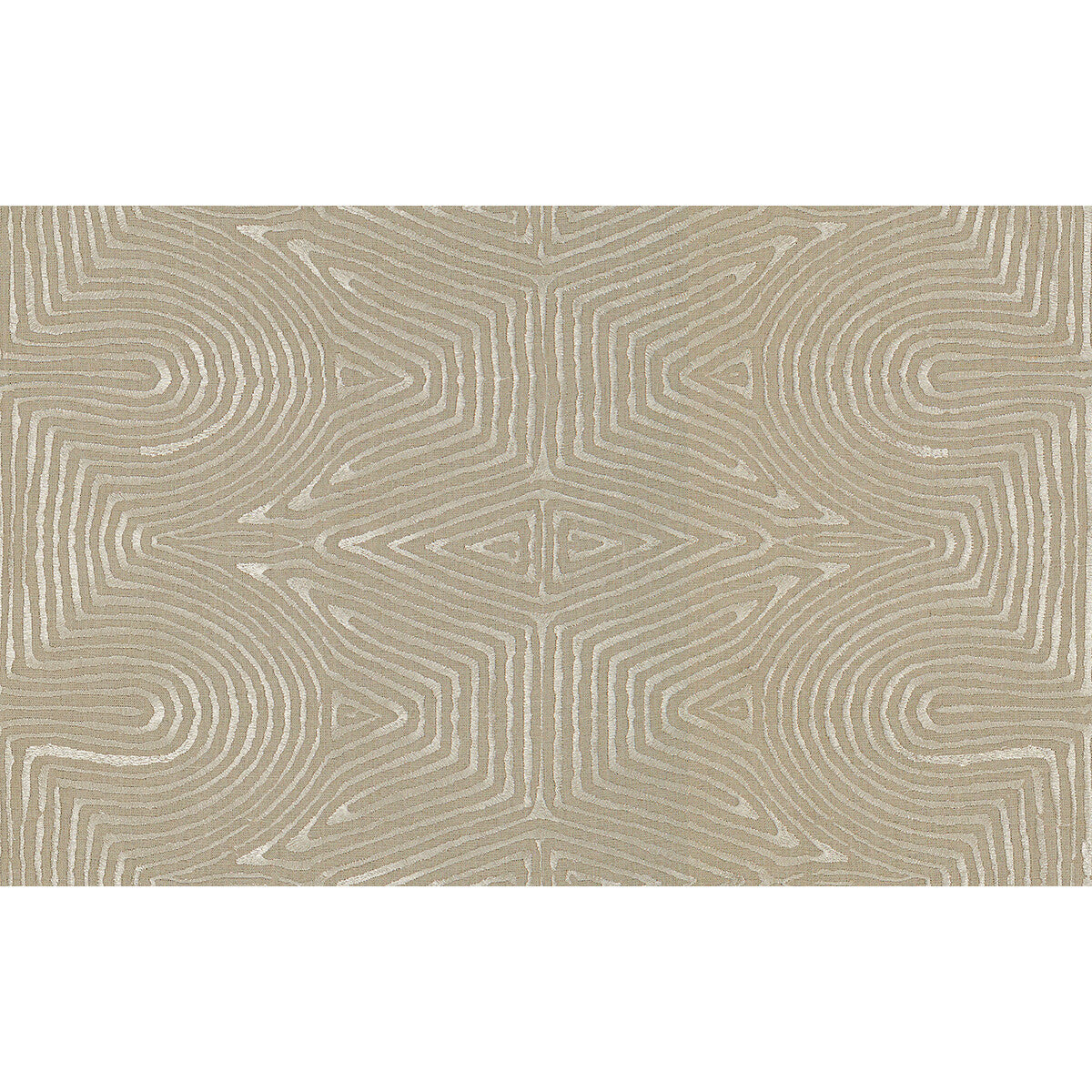 LEE JOFA MODERN GWF-3708.1611.0 JULIA EMB FLAX/SILVER Fabric - Eade's Wallpaper