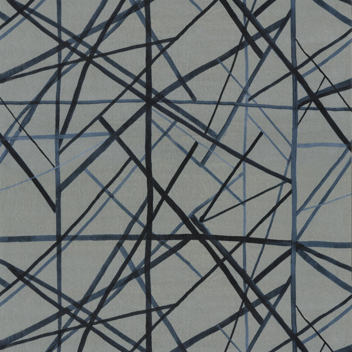 LEE JOFA MODERN GWF-3731.155.0 CHANNELS VELVET SLATE/BLUE Fabric - Eade's Wallpaper