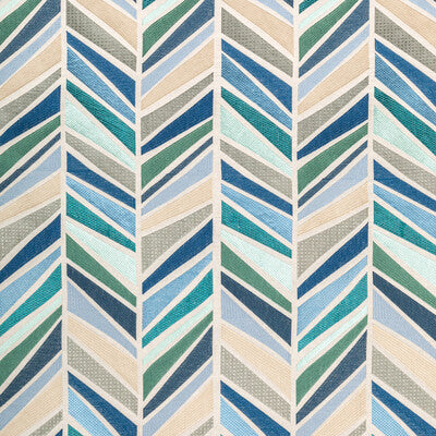 LEE JOFA MODERN GWF-3780.535.0 TALA EMBROIDERY AEGEAN Fabric - Eade's Wallpaper