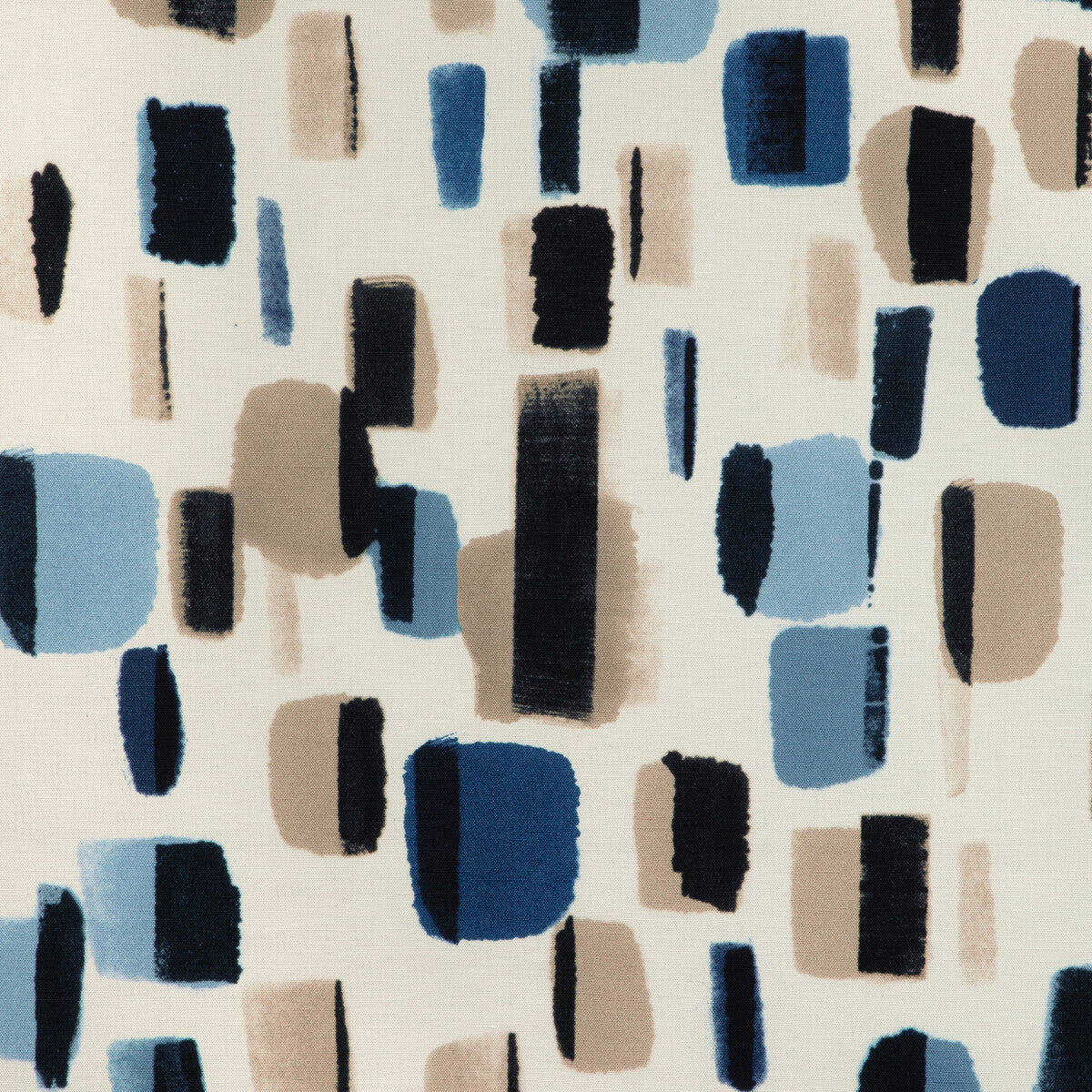 LEE JOFA MODERN GWF-3805.516.0 BOND PRINT BLUE Fabric - Eade's Wallpaper