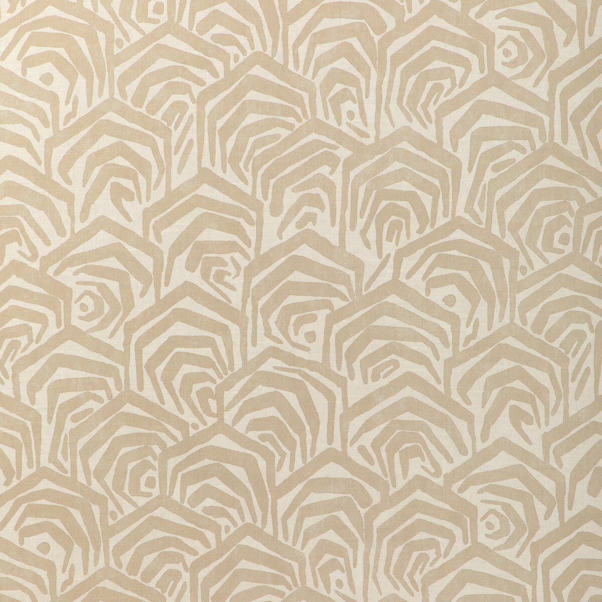 LEE JOFA MODERN GWF-3807.16.0 GREENE PRINT BUFF Fabric - Eade's Wallpaper