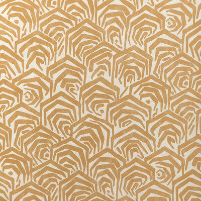 LEE JOFA MODERN GWF-3807.4.0 GREENE PRINT GOLD Fabric - Eade's Wallpaper