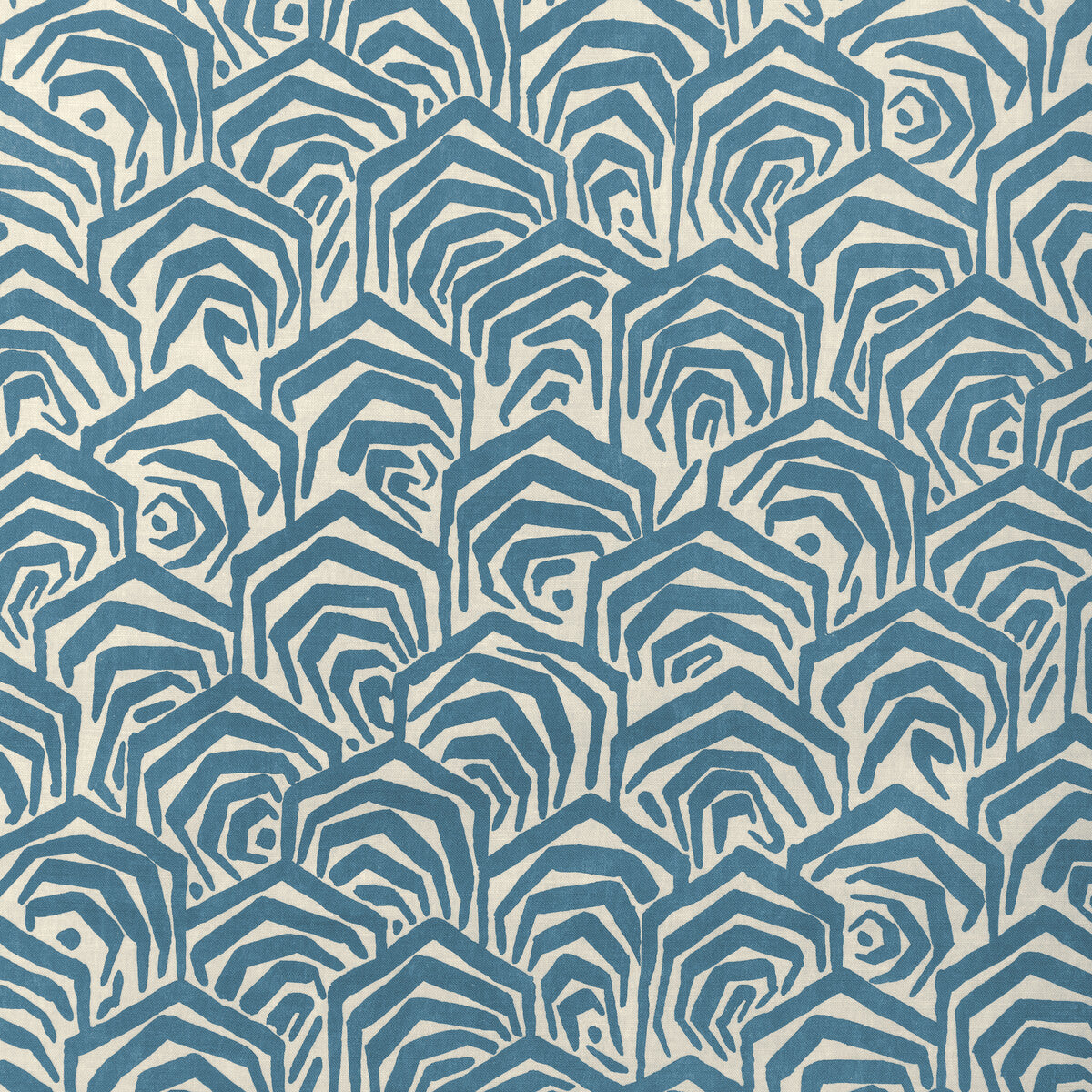 LEE JOFA MODERN GWF-3807.5.0 GREENE PRINT BLUE Fabric - Eade's Wallpaper