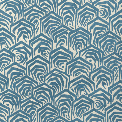 LEE JOFA MODERN GWF-3807.5.0 GREENE PRINT BLUE Fabric - Eade's Wallpaper