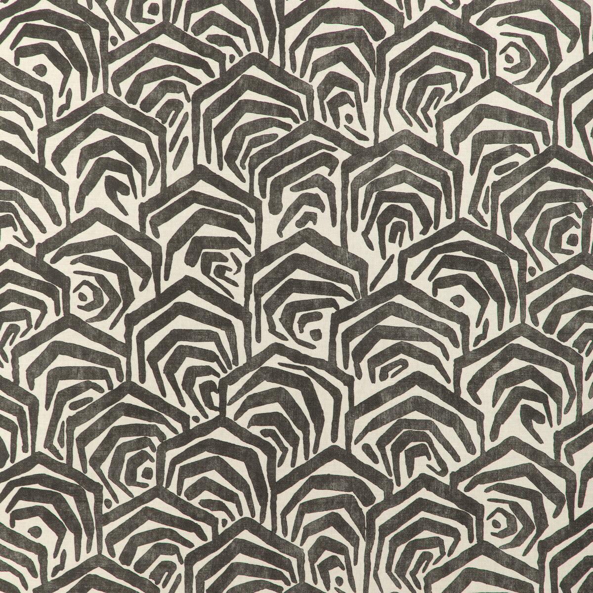 LEE JOFA MODERN GWF-3807.8.0 GREENE PRINT NOIR Fabric - Eade's Wallpaper