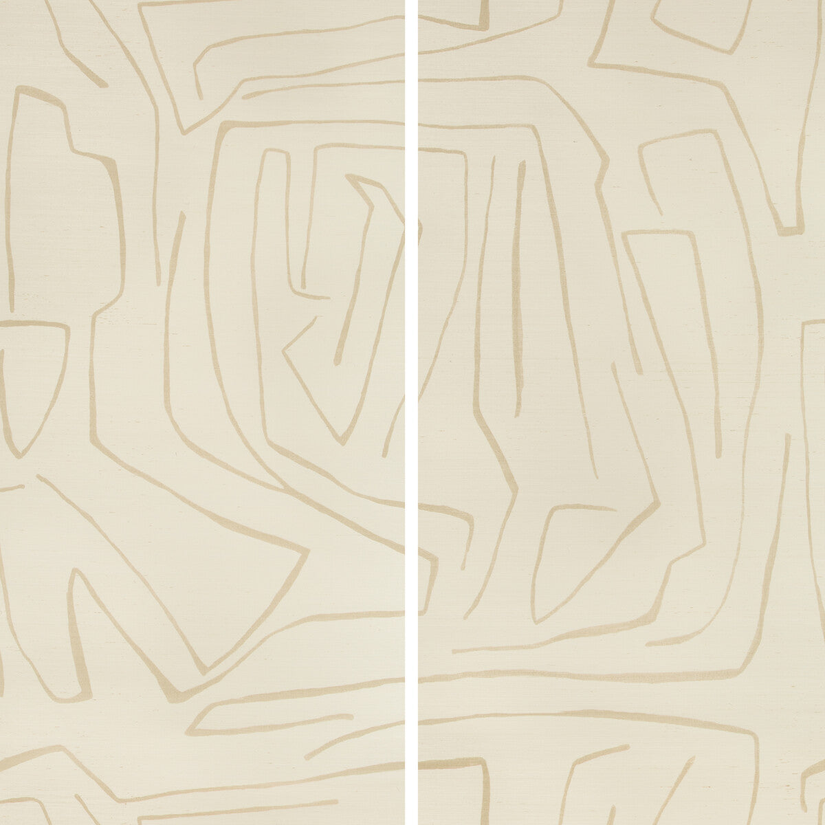 LEE JOFA MODERN GWP-3720.116.0 GRAFFITO II PARCHMENT Wallpaper - Eade's Wallpaper