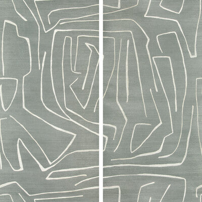 LEE JOFA MODERN GWP-3720.151.0 GRAFFITO II DENIM Wallpaper - Eade's Wallpaper