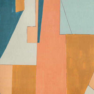 LEE JOFA MODERN GWP-3721.357.0 DISTRICT PAPER APRICOT Wallpaper - Eade's Wallpaper