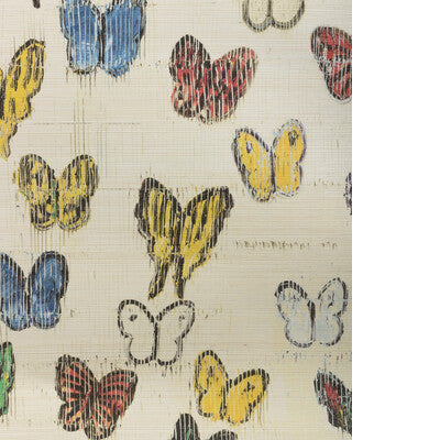 LEE JOFA MODERN FLUTTER SISAL GWP-3746.194.0 in RAINBOW Wall