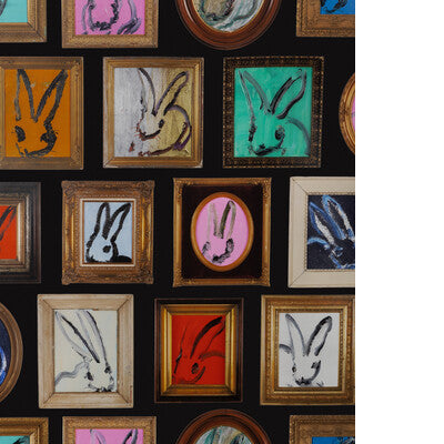 LEE JOFA MODERN BUNNY WALL WP GWP-3751.8.0 in BLACK Wallpape