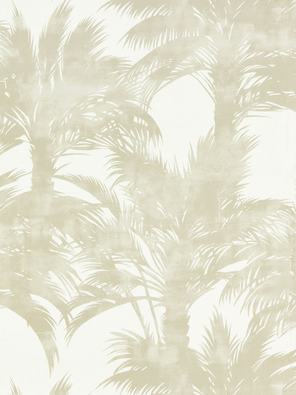 Scalamandre GW 000116610 SAND PALM PRINT Fabric - Eade's Wallpaper