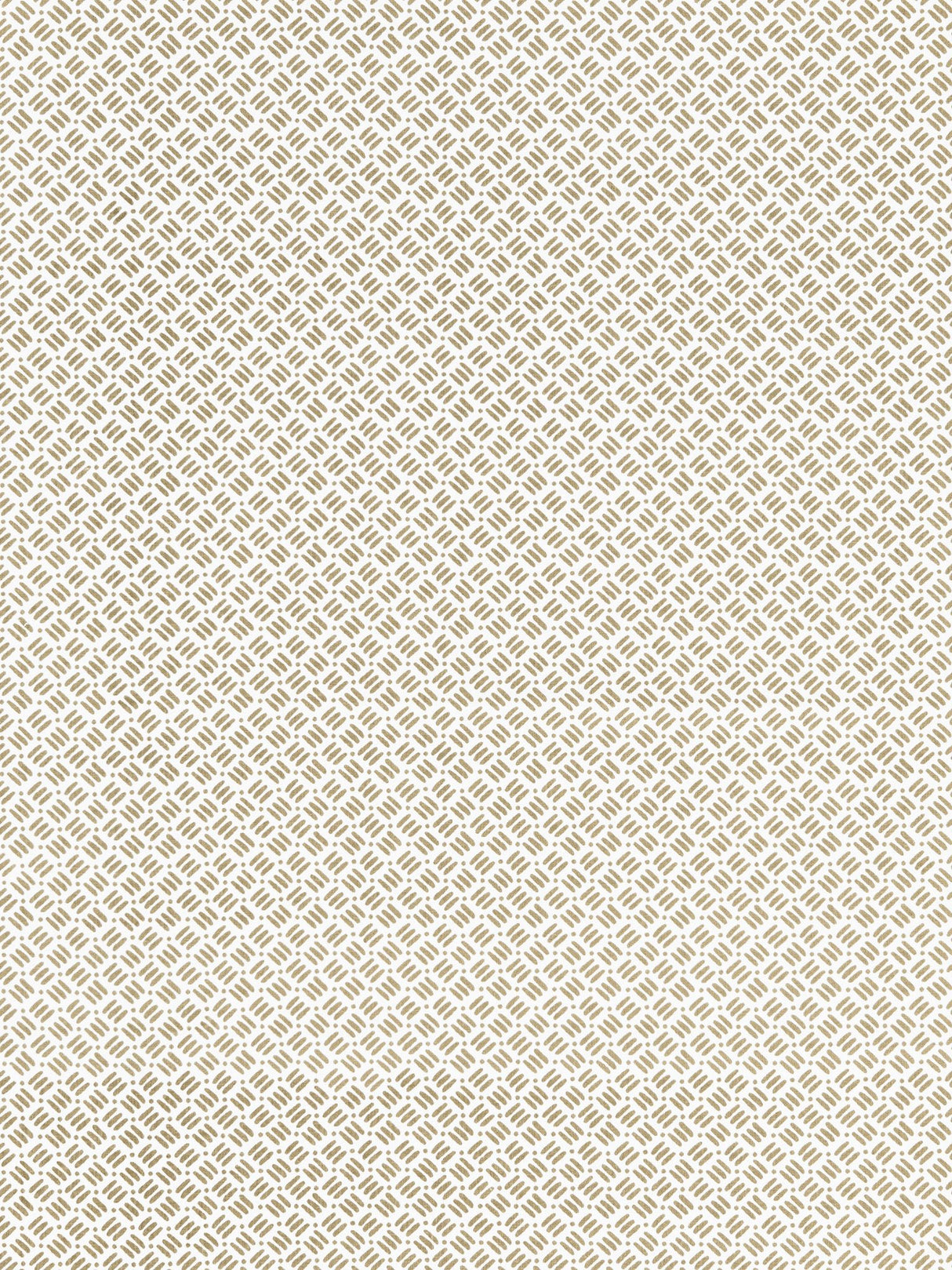 Scalamandre GW 000116618 COCOON DASH & DOT PRINT Fabric - Eade's Wallpaper