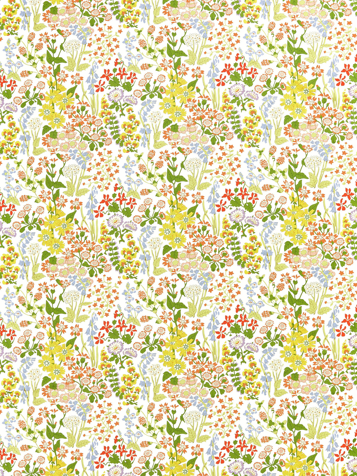 Scalamandre GW 000116630 SPRINGTIME NYMPH FLORAL Fabric - Eade's Wallpaper