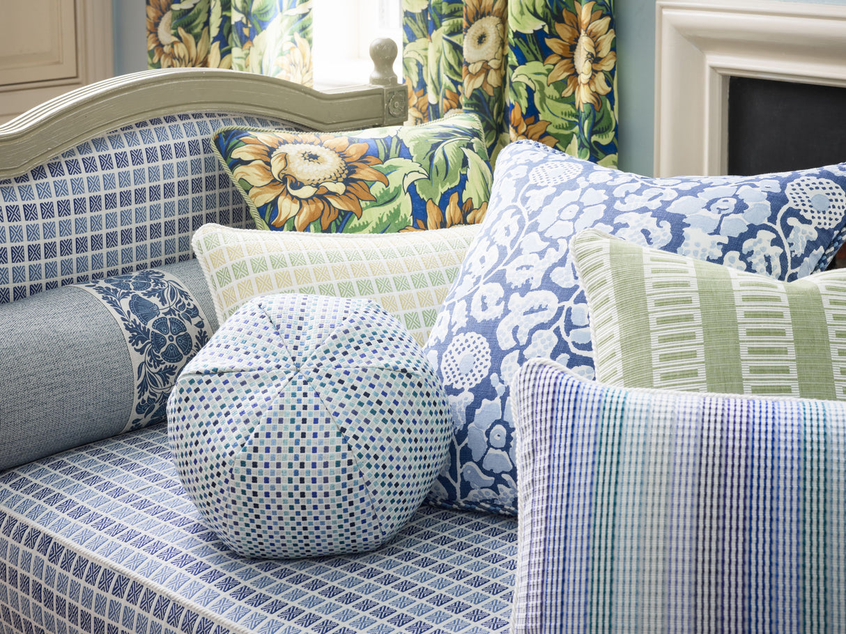 Scalamandre GW 000227244 RIVER ANDERSON VELVET STRIPE Fabric - Eade's Wallpaper