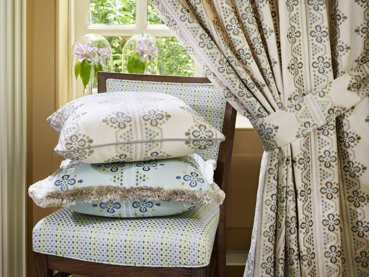 Scalamandre GW 000227246 SEABED IMOGEN EMBROIDERY Fabric - Eade's Wallpaper