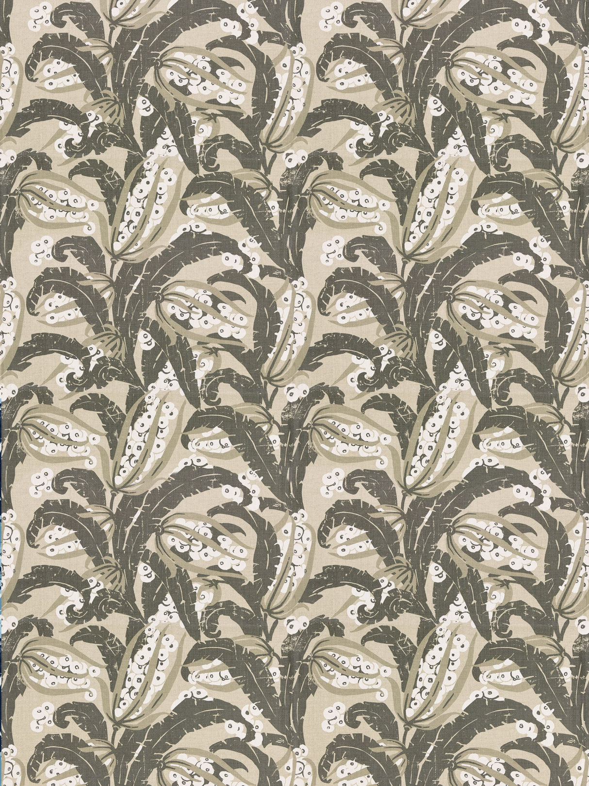 Scalamandre GW 000316609 STONE TROPIQUE Fabric - Eade's Wallpaper