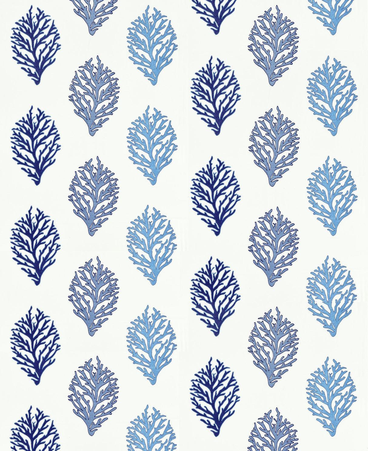 Scalamandre GW 000327204 MARINE CORAL REEF EMBROIDERY Fabric - Eade's Wallpaper