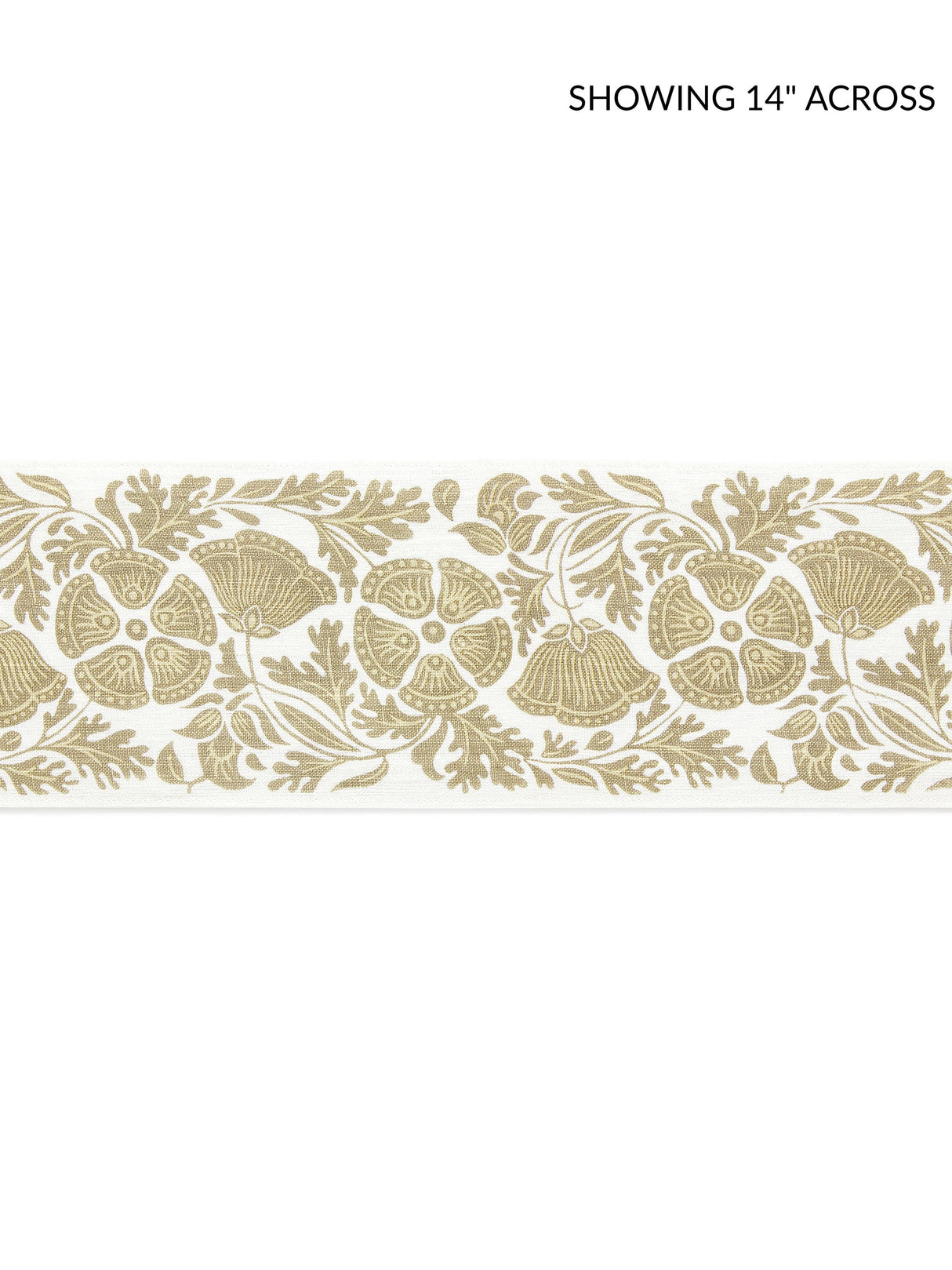 Scalamandre GW 0003T3330 WHEAT FIELDS GRETEL PRINTED TAPE Fabric - Eade's Wallpaper