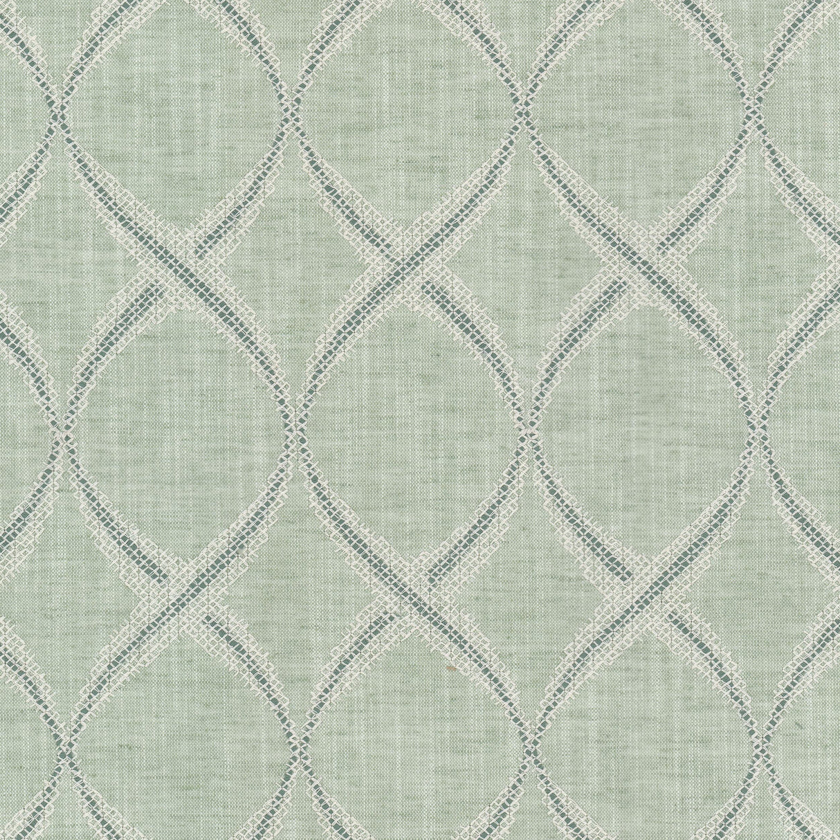STOUT HARV-4 HARVARD 4 CELADON Fabric - Eades Wallpaper & Fabric