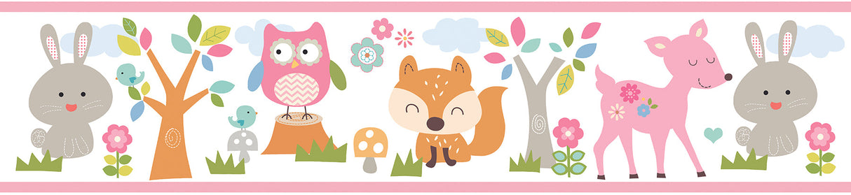 Chesapeake HAS01141B Leo Pink Country Club Border