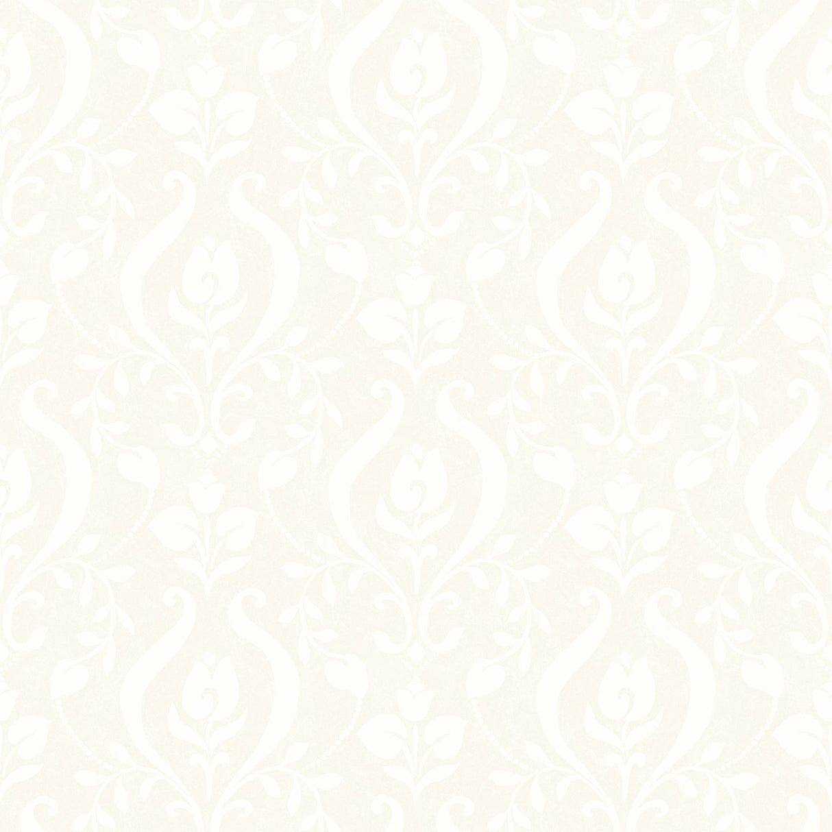 Chesapeake HAS01255 Eloise Light Grey Damask Wallpaper