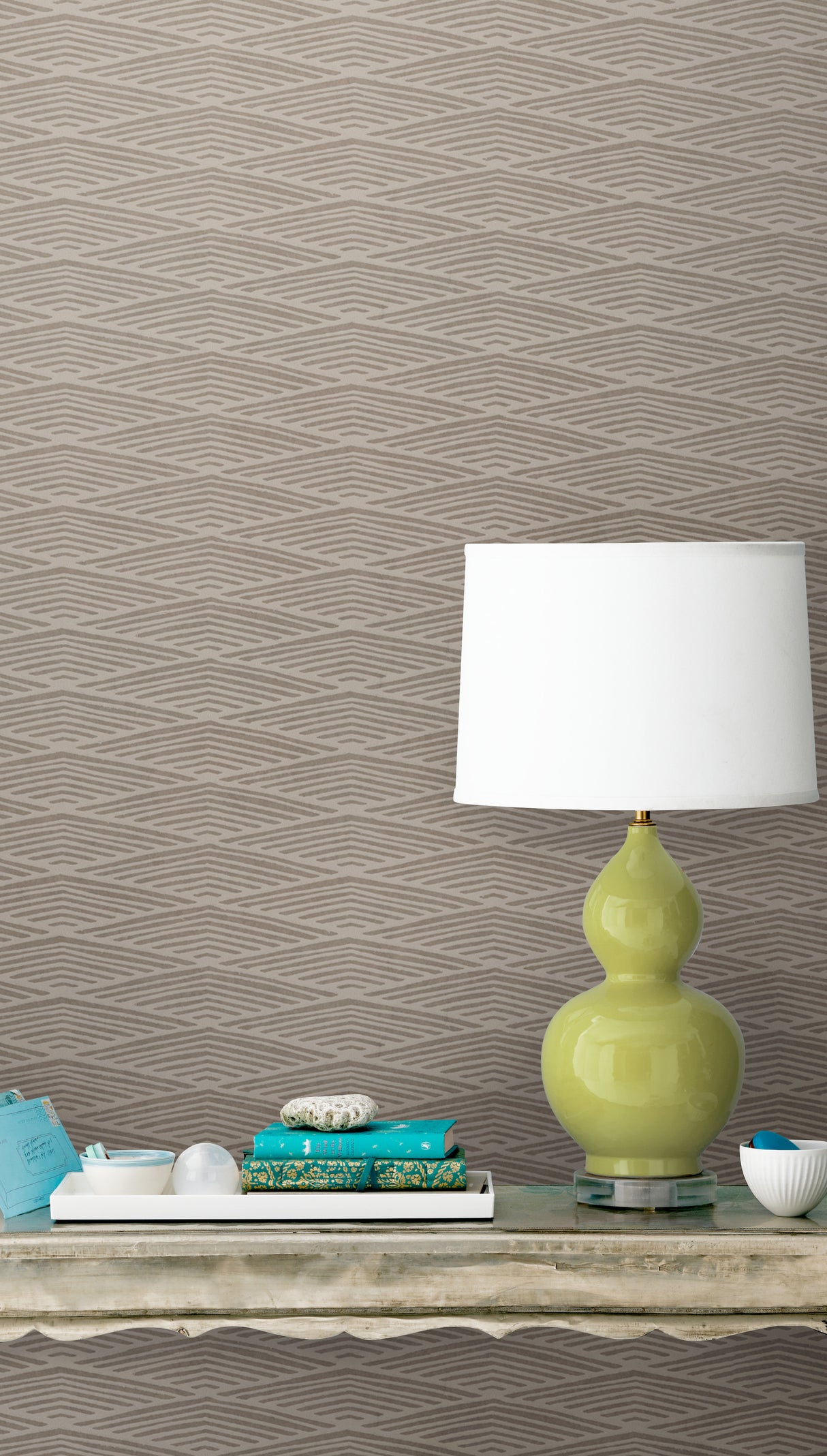 York HC7511 Lofty Peaks Dark Grey Wallpaper