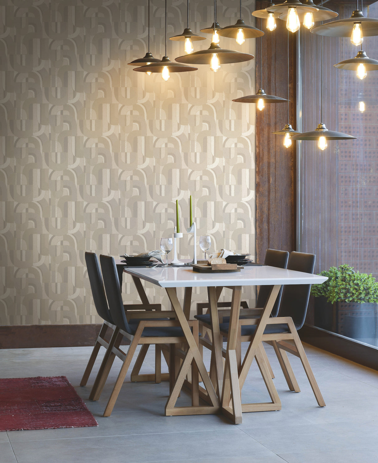 York HC7596 Sculpture Garden Neutral Wallpaper