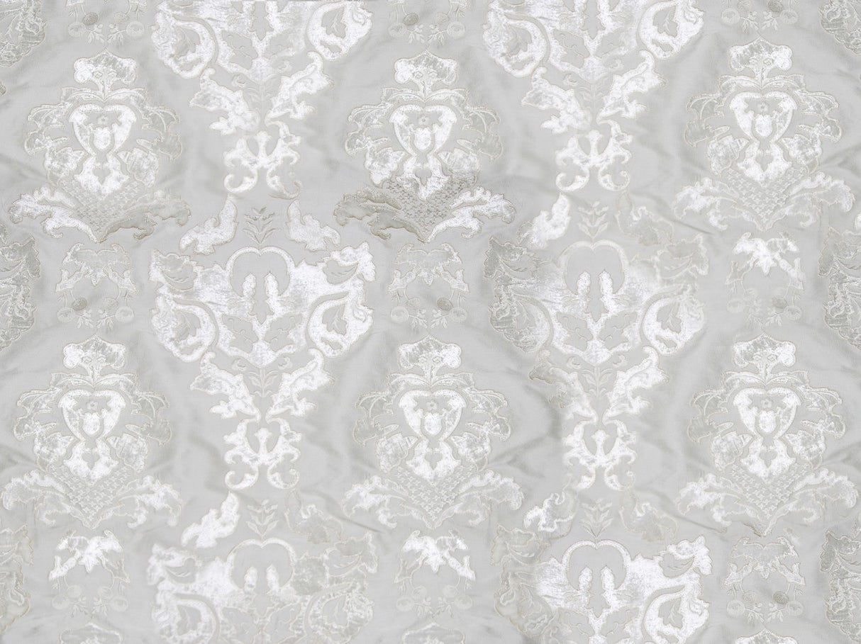 Scalamandre HC 00017785 IVORY PALAZZO RICCI SILK Fabric - Eade's Wallpaper