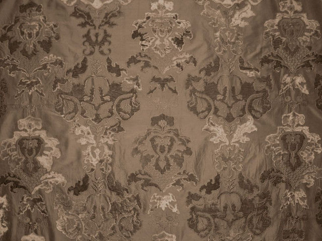 Scalamandre HC 00027785 MINK PALAZZO RICCI SILK Fabric - Eade's Wallpaper