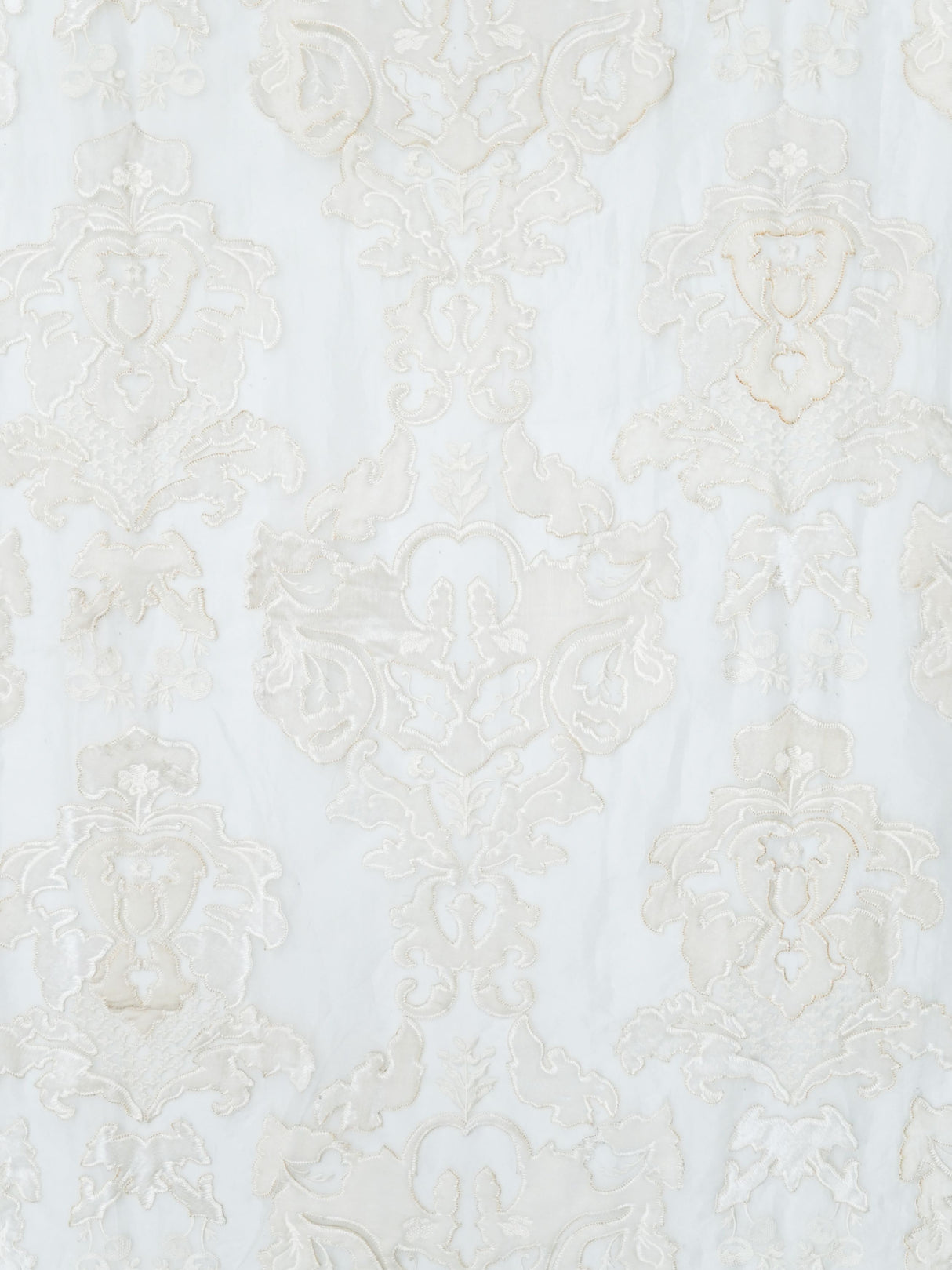 Scalamandre HC 00087783 IVORY PALAZZO RICCI SHEER Fabric - Eade's Wallpaper