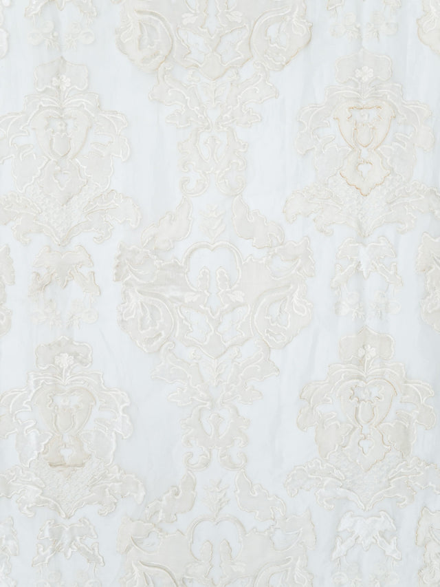 Scalamandre HC 00087783 IVORY PALAZZO RICCI SHEER Fabric - Eade's Wallpaper