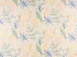 Scalamandre HH 00033803 KHAKI BLUE WETHERSFIELD FERN Fabric - Eade's Wallpaper