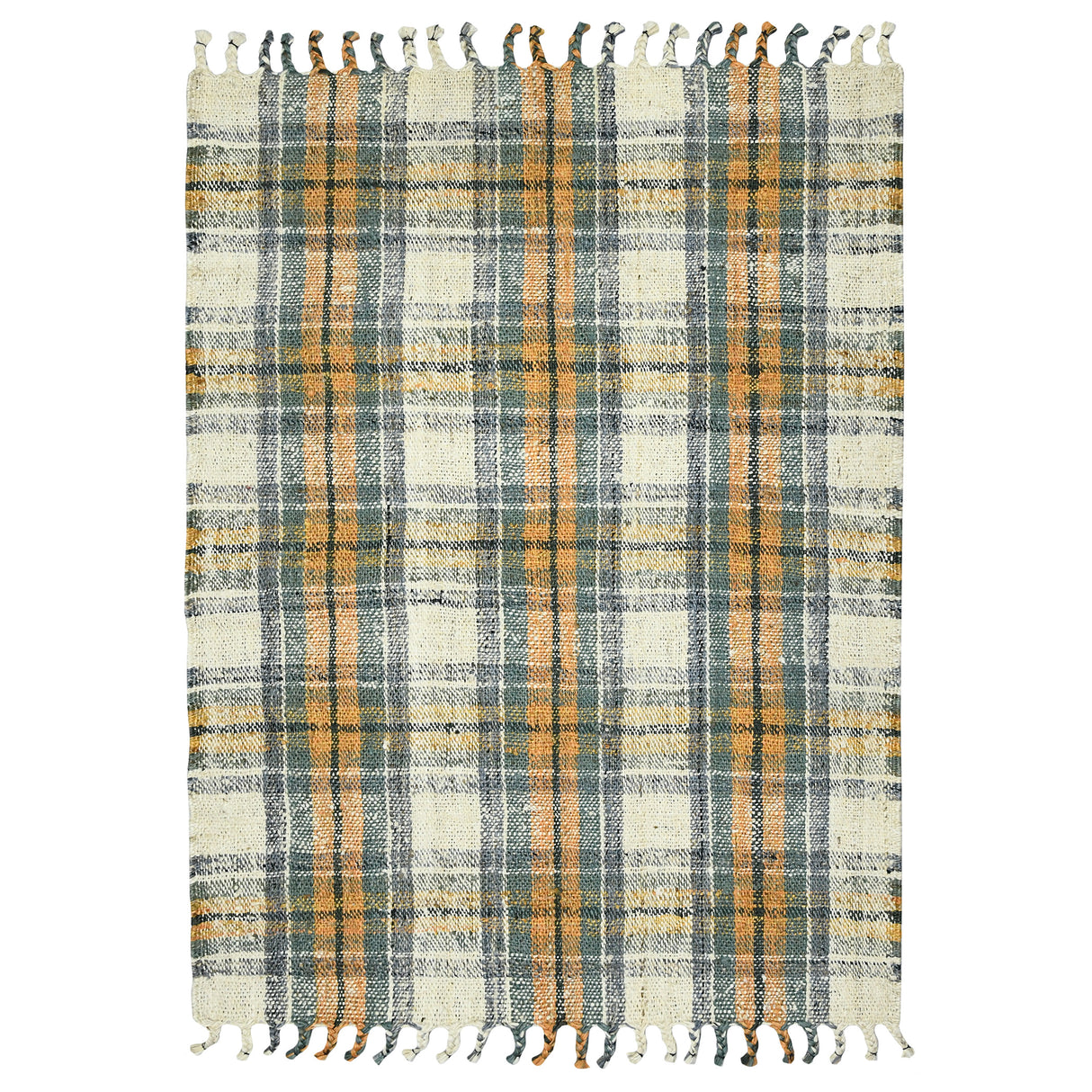 Amer Rugs HMP-1 Hampton Transitional Plaid Area Rug