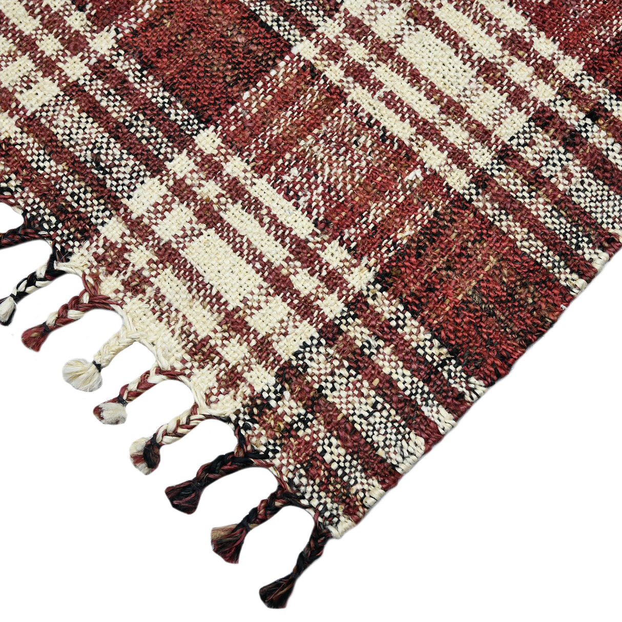 Amer Rugs HMP-4 Hampton Transitional Plaid Area Rug