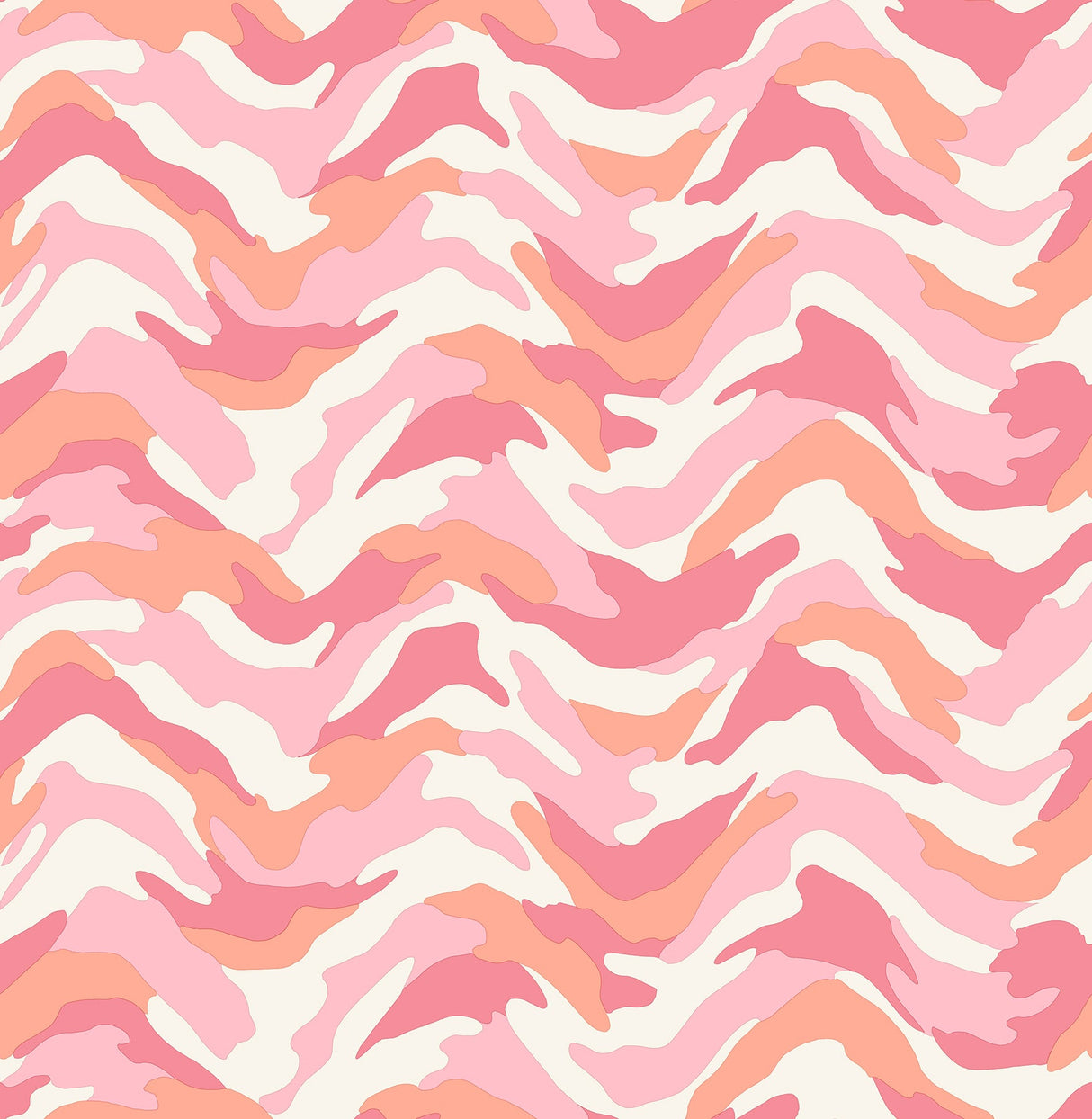 Brewster HN002604 Stealth Pink Camo Wave Wallpaper