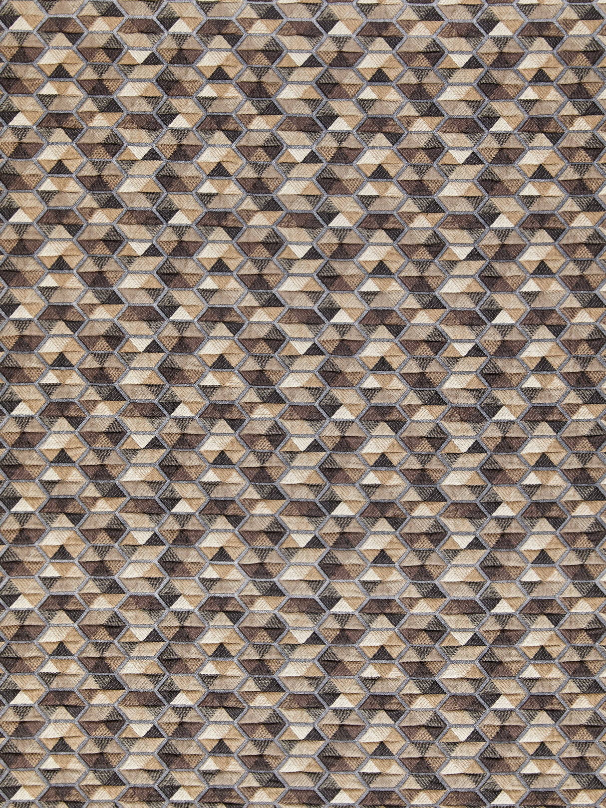 Scalamandre HN 000142006 TAUPE CAROUSEL Fabric - Eade's Wallpaper