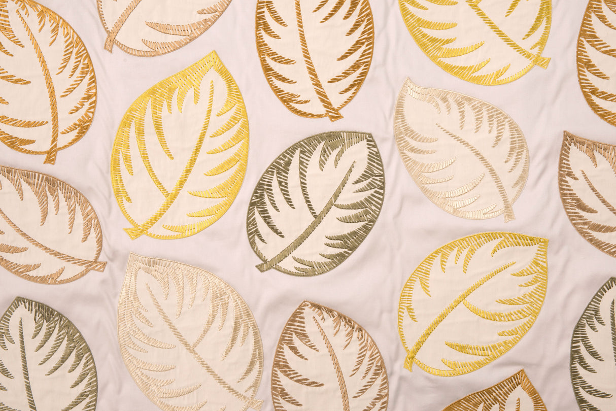Scalamandre HN 000242019 YELLOW PALMER Fabric - Eade's Wallpaper