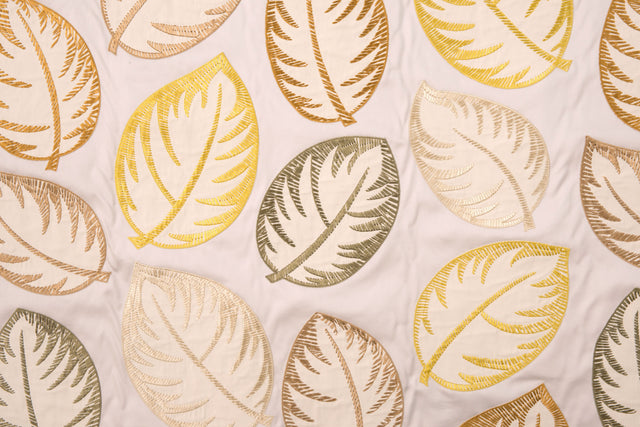Scalamandre HN 000242019 YELLOW PALMER Fabric - Eade's Wallpaper