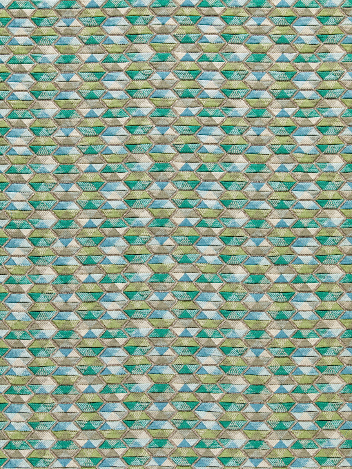 Scalamandre HN 000342006 AQUA CAROUSEL Fabric - Eade's Wallpaper