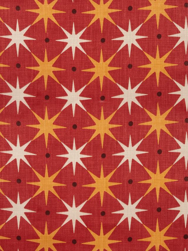 Scalamandre HN 000342023 RED STAR POWER Fabric - Eade's Wallpaper