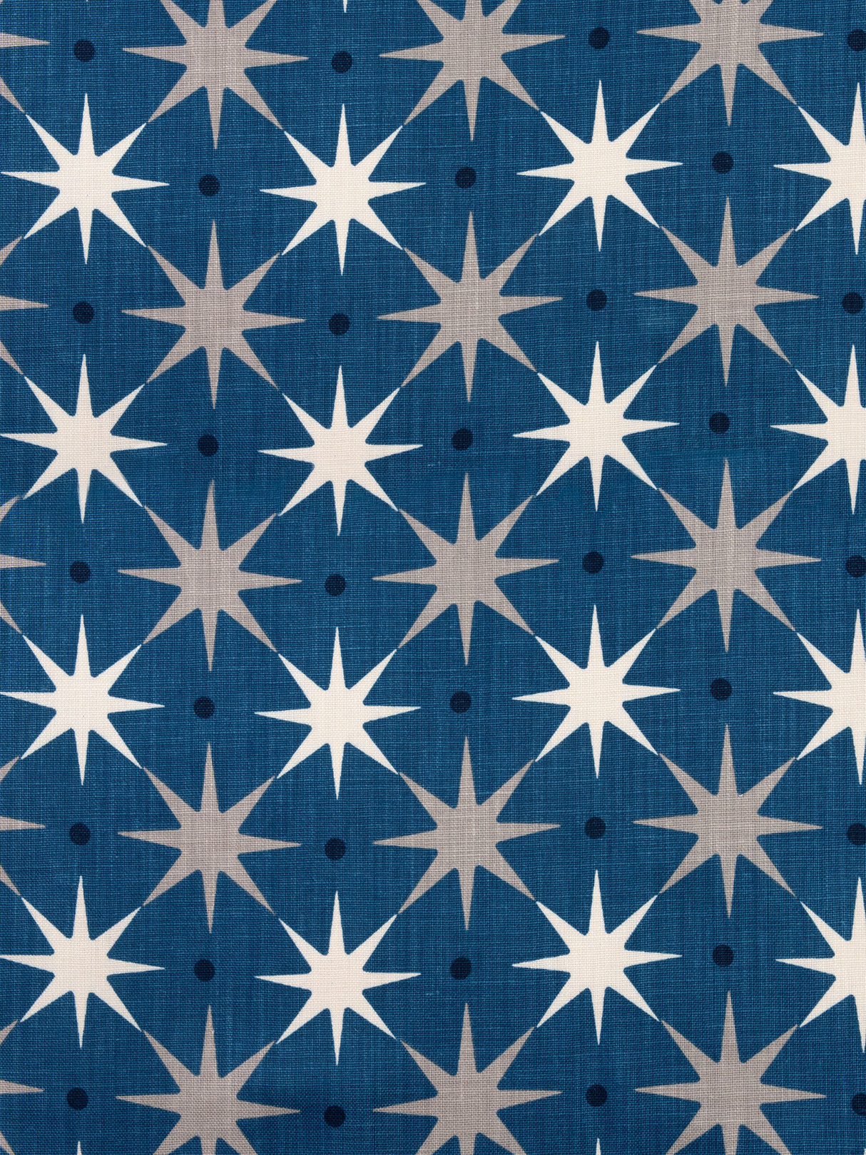 Scalamandre HN 000442023 NAVY STAR POWER Fabric - Eade's Wallpaper