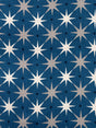 Scalamandre HN 000442023 NAVY STAR POWER Fabric - Eade's Wallpaper